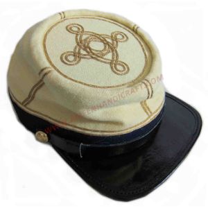 US Civil War Confederate Captain Kepi