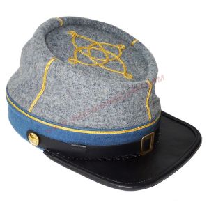Civil War CSA Infantry Lieutenant Kepi