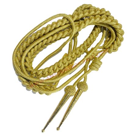 Military Gold Mylar Aiguillette