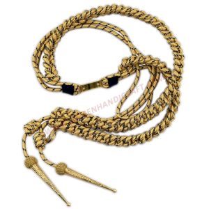 Blue & Gold Bullion Wire Aiguillettes