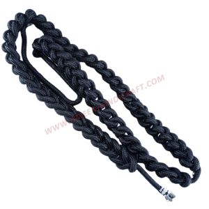 Black Silk Uniform Aiguillette