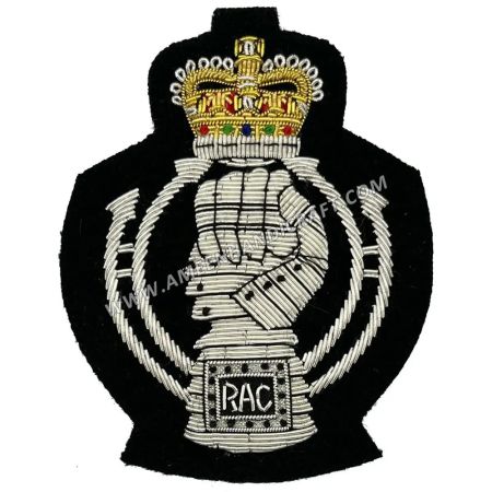 Royal Armoured Corps Bullion Blazer Badge
