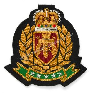Gold Bullion Wire Embroidered Badges