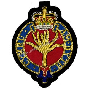 Welsh Guards Wire Bullion Badge