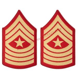 US Marine Corps Sergeant Major Chevrons