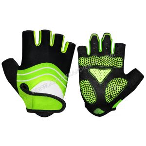 Vented Half-Finger Racing Gloves