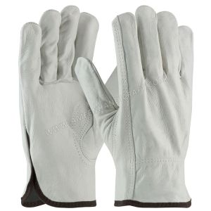Premium White Goatskin Driving Gloves
