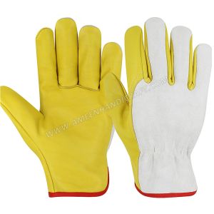Vintage Style Two-Tone Driving Gloves