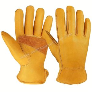 Sport Two-Tone Tan & Yellow Leather Driving