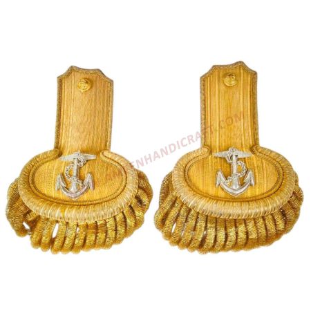 British Dragoon Gold Fringe Epaulettes