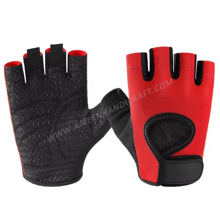 Breathable Mesh Gym Gloves for Cross-Training
