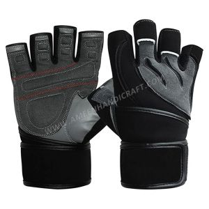 Professional Powerlifting Gloves with Padded Palm