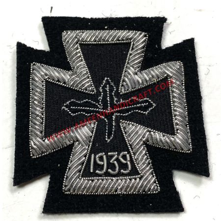 WWI German Iron Cross Silver Bullion Badge