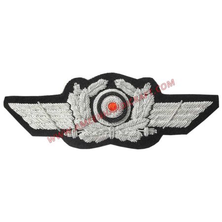 WW German Luftwaffe Officer Cap Wreath Badge