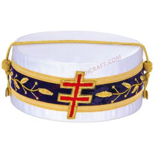 33rd Degree Scottish Rite Crown Cap Hand Embroidery