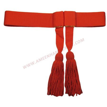 Army Sash Waist Belt Red Waist Sash