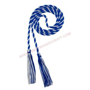 Blue & White Honor Cord Tassels