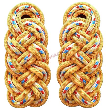 Officer Gold Colored Loop Shoulder