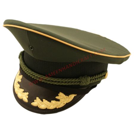 Green Army General Russian Military Visor Cap