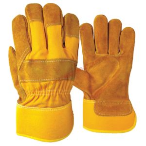 Reinforced Cowhide Working Gloves - Industrial Grade